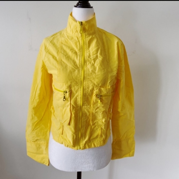 P and T by Pirim Jackets & Blazers - Beautiful yellow lightweight comfy jacket size 38